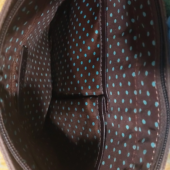 Chala Fox Deluxe Brown Adjustable Strap Messenger Bag - Picture 4 of 6